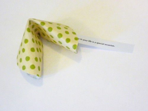 10 Fabric Fortune Cookies