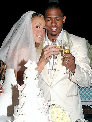 Songstress Mariah Carey wed Nick Cannon in a surprise April wedding in 