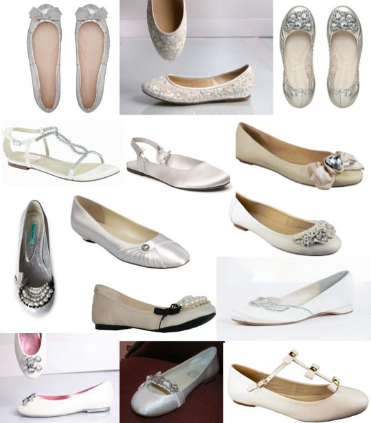 Wedding Shoes Ballet Flats in Various Options