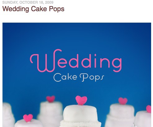 Wedding Cake Pops  bakerella.com
