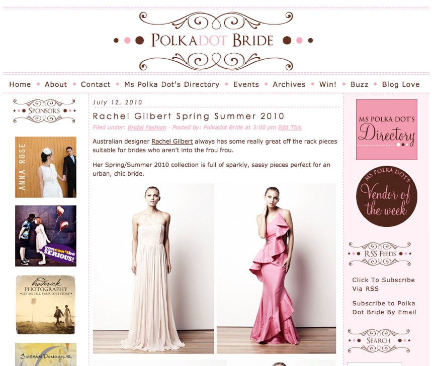 Polka Dot Bride - The Australian Wedding Blog