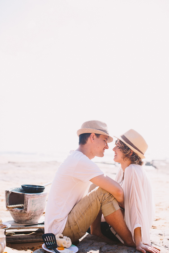 breakfast at the beach engagement 34