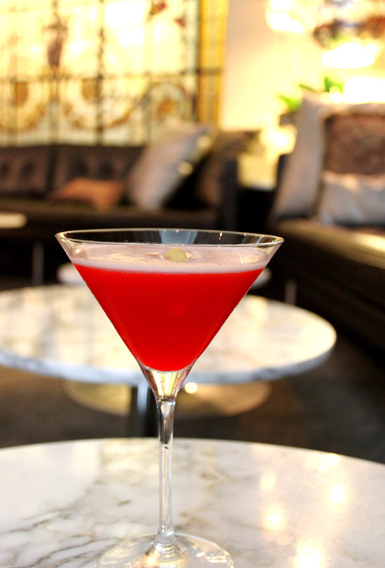 raspberry tart cocktail
