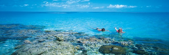 Snorkelling at Coral Cay