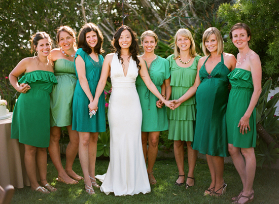 mismatched bridesmaid gowns heather-p.-moore