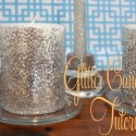 glitter candle tutorial