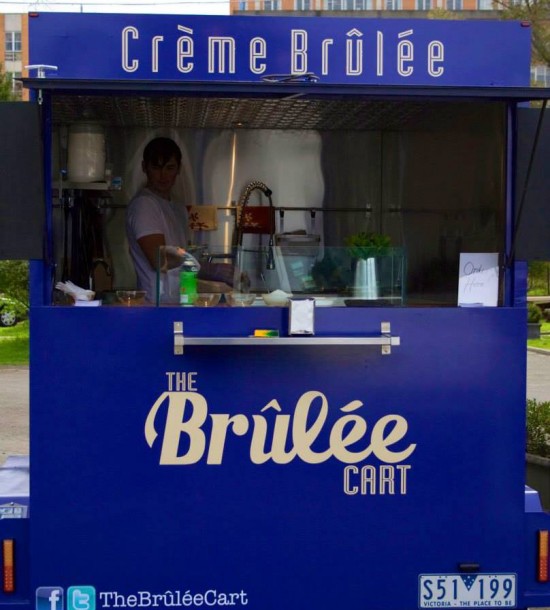 the brulee cart