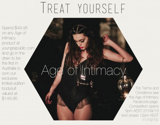 Age of Intimacy Treat Yourself Competition
