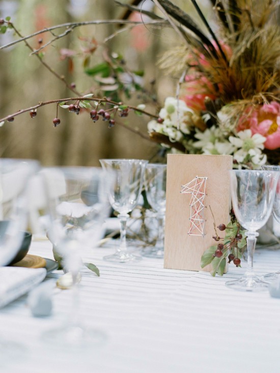 Geometric table number