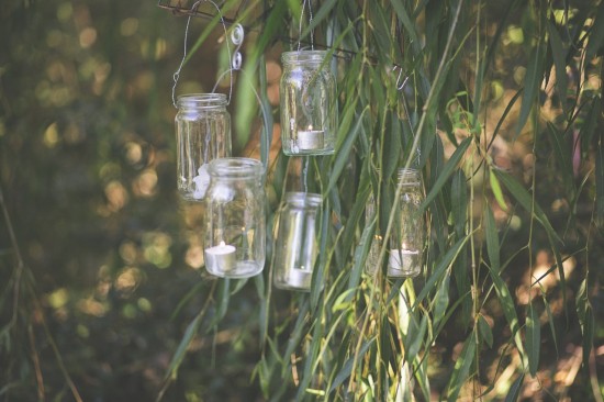 Vecola bottle Chandeliers in the Willow Tree Levi Gardner Photography
