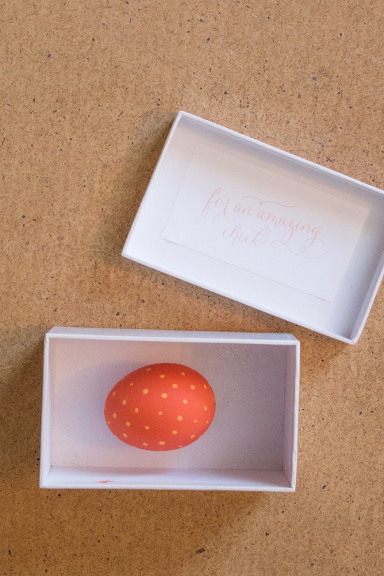 Secret message in an egg