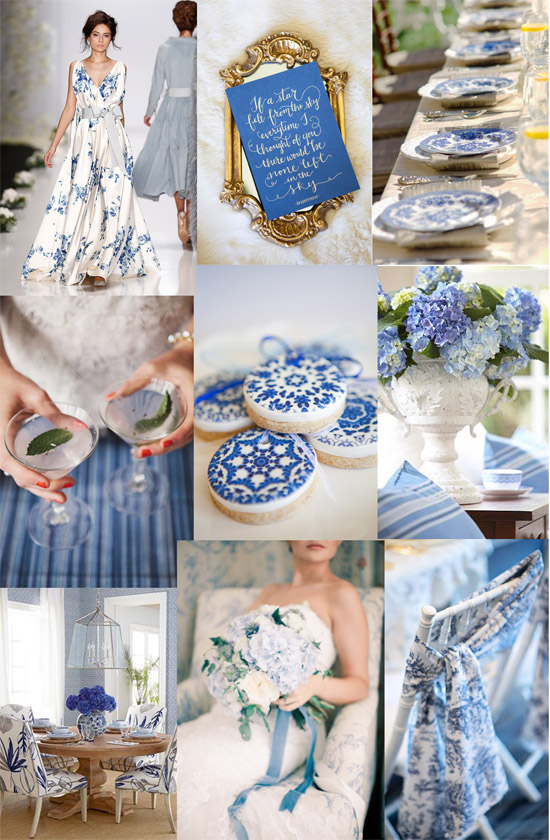 china blue wedding inspiration
