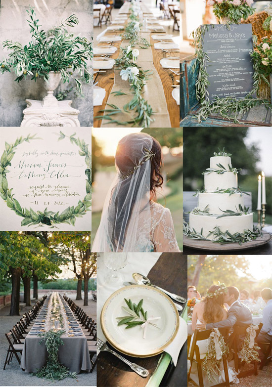 olive branch wedding inspiration