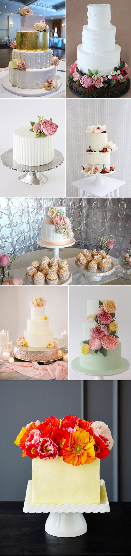 Spring wedding cake ideas