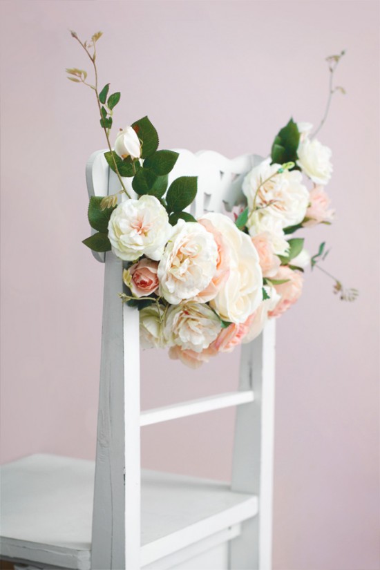 Floral Chair Garland