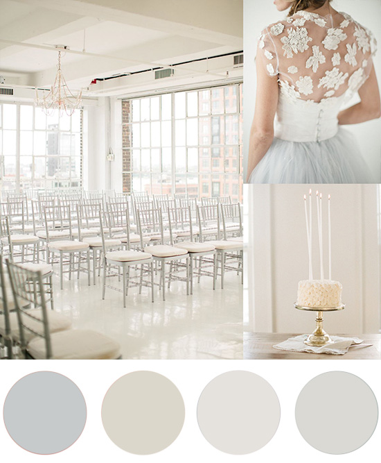 Christmas Colour Palette Creamy White and grey