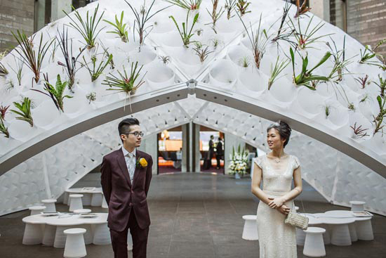 modern art gallery wedding0044