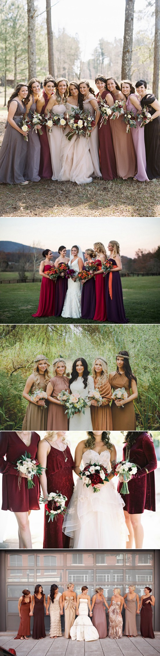 Autumn Bridesmaid Dresses