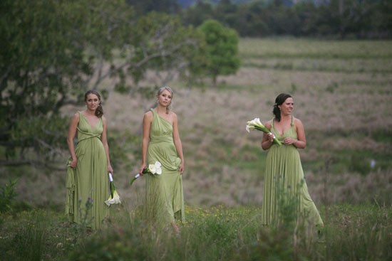 green twobirds bridesmaid gowns