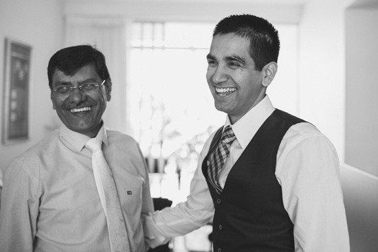 groom with father