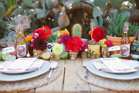 mexican inspired tablescape