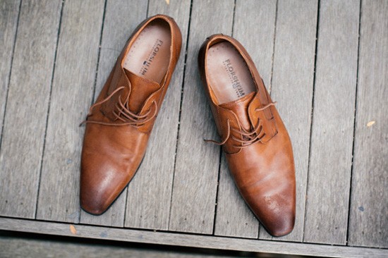 Brown Florsheim Wedding Shoes