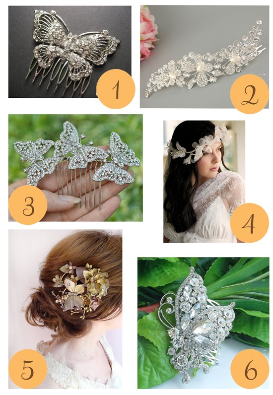 Butterfly Hairpieces
