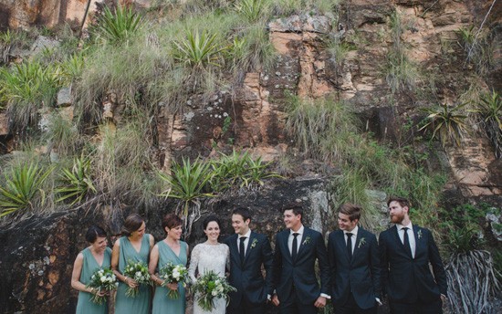 Kangaroo Point Cliffs Wedding Photo