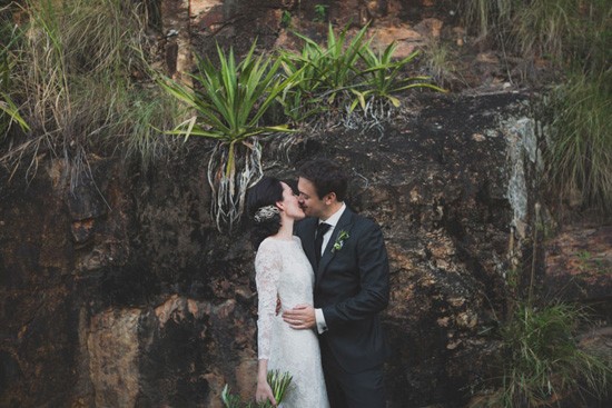 Newlyweds at Kangaroo Point Cliffs