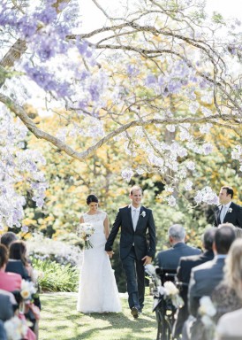 Queensland Spring wedding ceremony