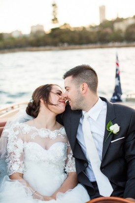 Sydney wedding Boat