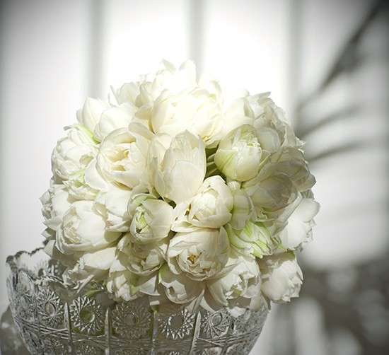 classic white bouquet