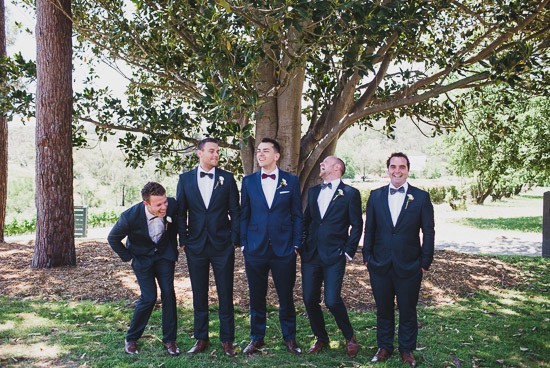 navy suits at wedding