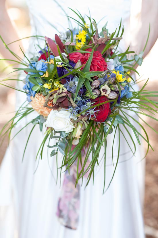 whimsical winter bouquet