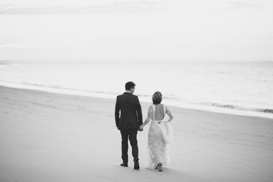 Beach wedding photo