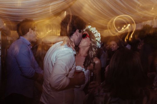 Bride and gorom on dance floor
