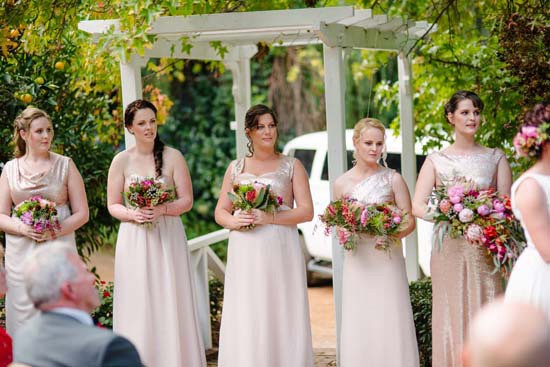 Bridesmaids at Brookside Vineyard