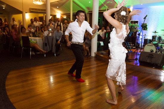 Dancing at Australian wedding