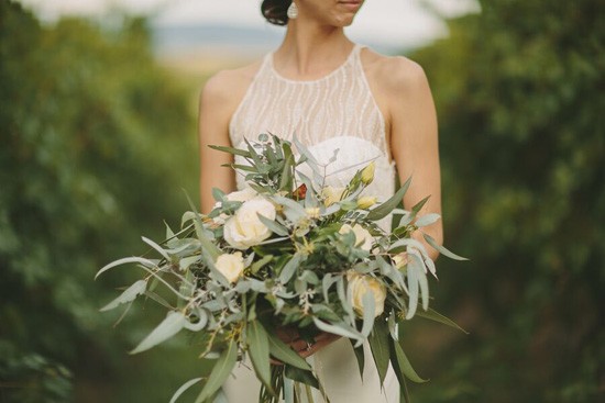 Eucalyptus Wedding Bouquet