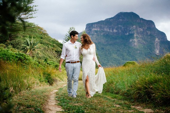 Lord Howe Island Newlyweds Walking