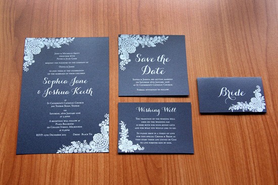 Navy wedding stationery from Little Sister Invitations0004