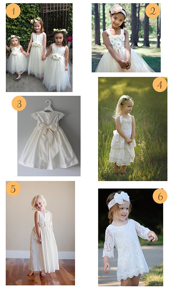 White Flowergirl Dresses