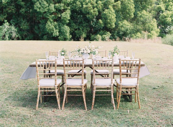 White wedding tablescape ideas