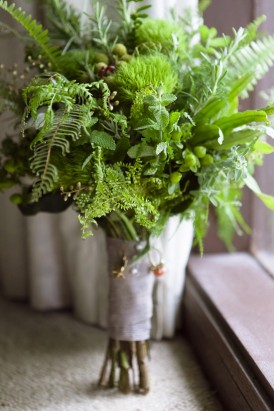 Green Flash Bouquet-with-leaves