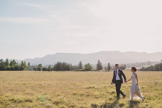 Landscape Wedding photo in Hunter Valley