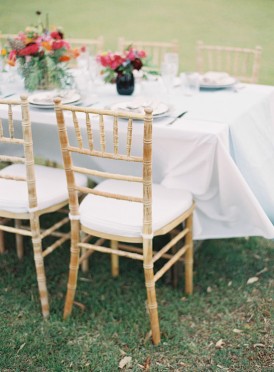 Modern summer wedding table