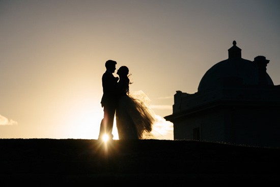 Silhouette Sydney Wedding photo