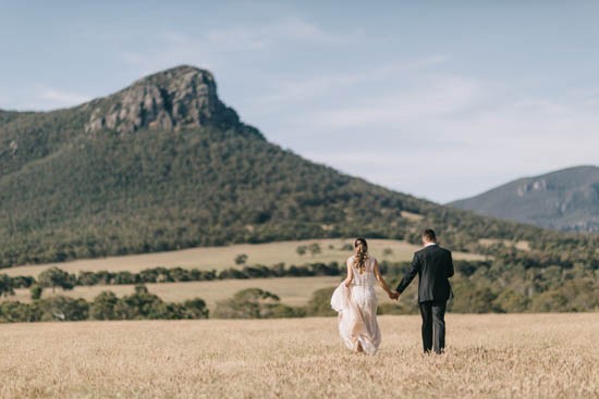 Australian wedding in the country