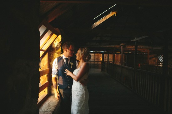 Barn wedding photo