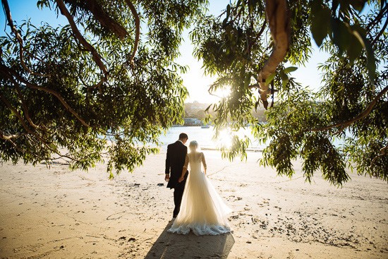 Beach wedding photo Sydney
